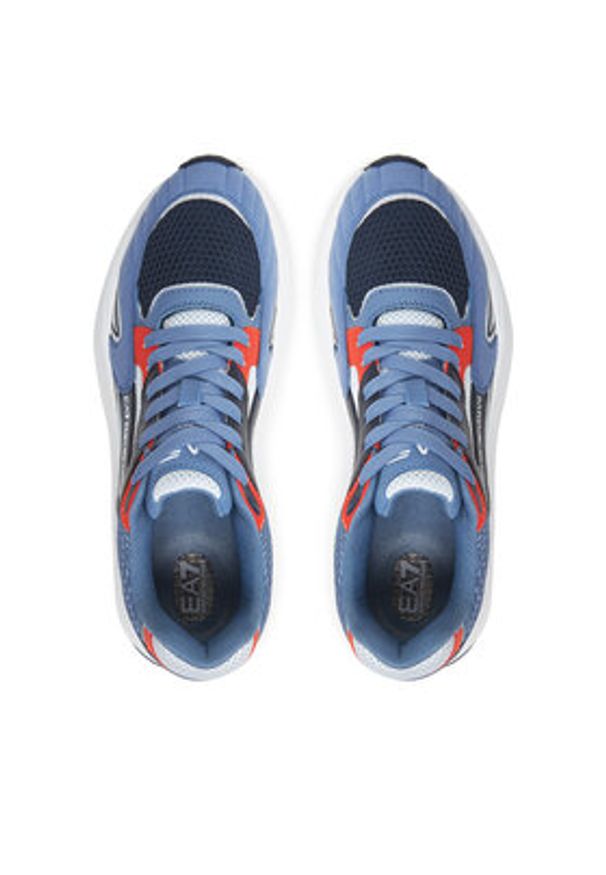 EA7 Emporio Armani Sneakersy X8X178 XK382 U468 Czarny. Kolor: czarny. Materiał: skóra