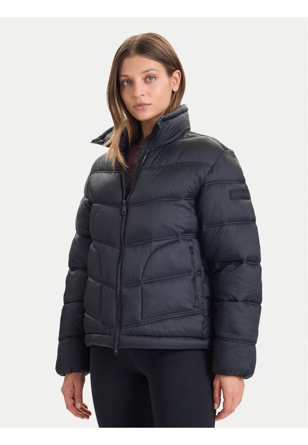 Napapijri Kurtka zimowa A-Ega NP0A88XD Czarny Regular Fit. Kolor: czarny. Materiał: syntetyk. Sezon: zima