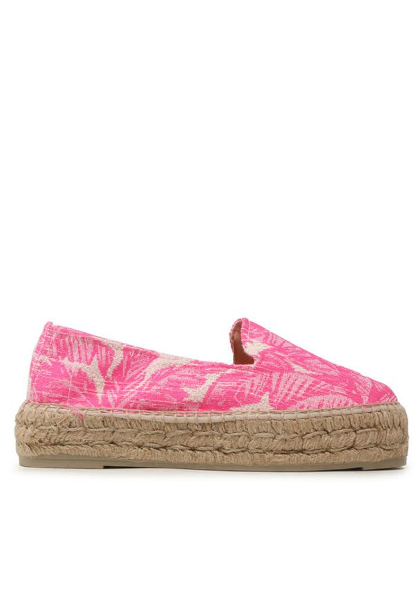 Manebi Espadryle Cotton Jaquard Double Sole Espadrilles G 4.7 D0 Różowy. Kolor: różowy. Materiał: materiał