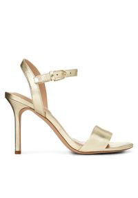 Lauren Ralph Lauren - LAUREN RALPH LAUREN Sandały Gwen 802940587001 Złoty. Kolor: złoty. Materiał: skóra