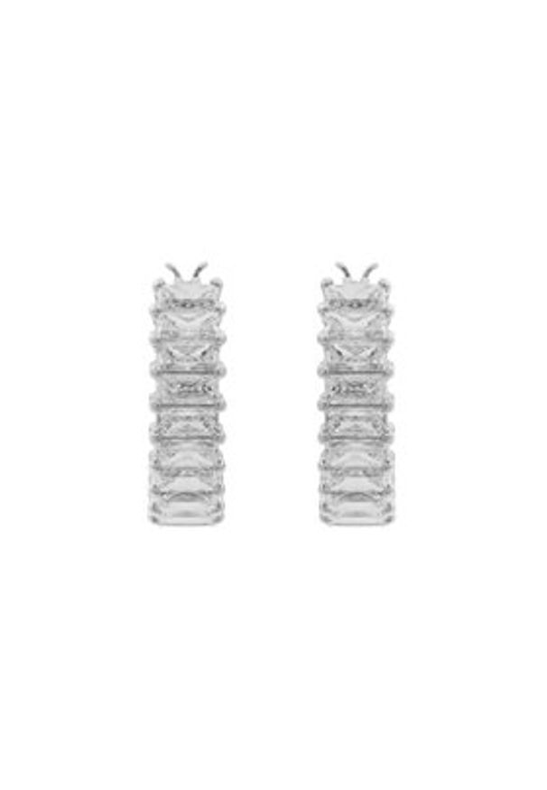 Swarovski Kolczyki Matrix 5733397 Srebrny. Materiał: metalowe. Kolor: srebrny