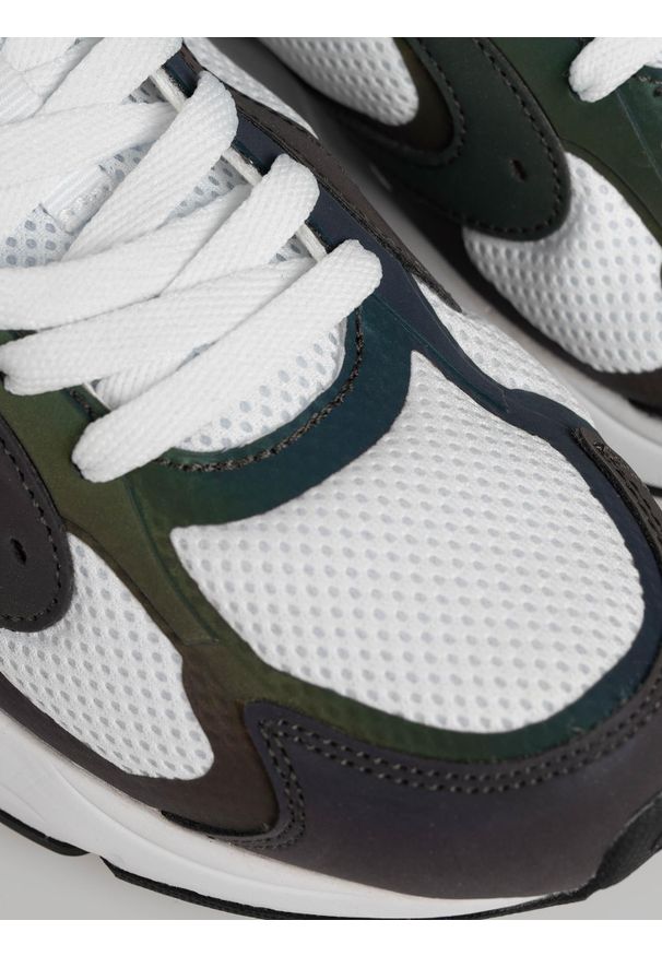 Champion Sneakersy "Lexington 200" | S10968 | Lexington 200 | Kobieta | Biały, Wielokolorowy. Kolor: biały, wielokolorowy. Materiał: materiał. Wzór: aplikacja