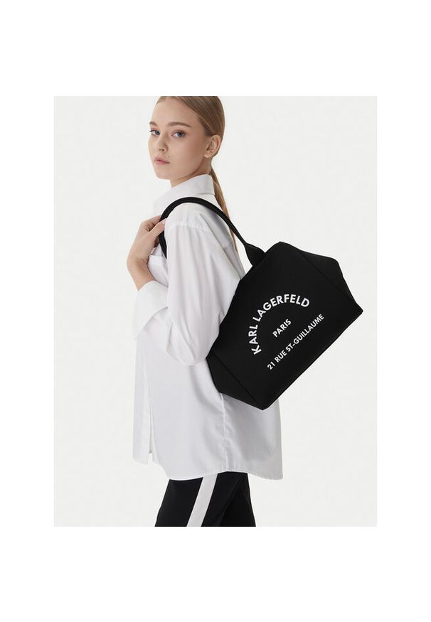 Karl Lagerfeld - Torebka KARL LAGERFELD. Kolor: czarny