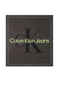 Calvin Klein Chusta Monologo K60K611981 Brązowy. Kolor: brązowy. Materiał: bawełna
