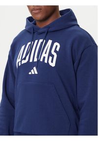 Adidas - adidas Bluza Collegiate KC3874 Niebieski Regular Fit. Kolor: niebieski. Materiał: syntetyk, bawełna