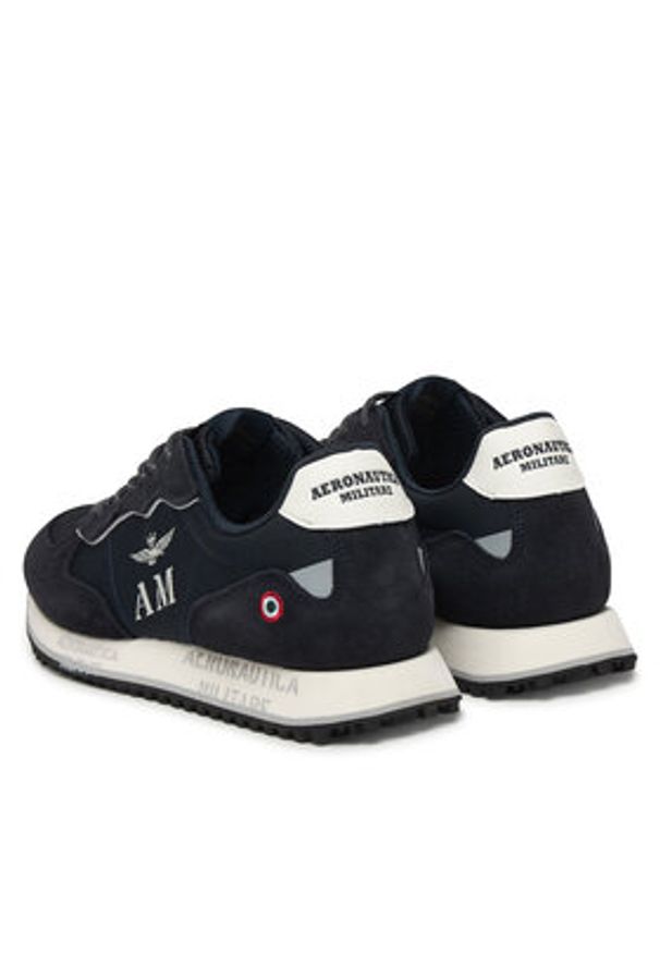 Aeronautica Militare Sneakersy 261SC0320UPL00313 Granatowy. Kolor: niebieski. Materiał: materiał