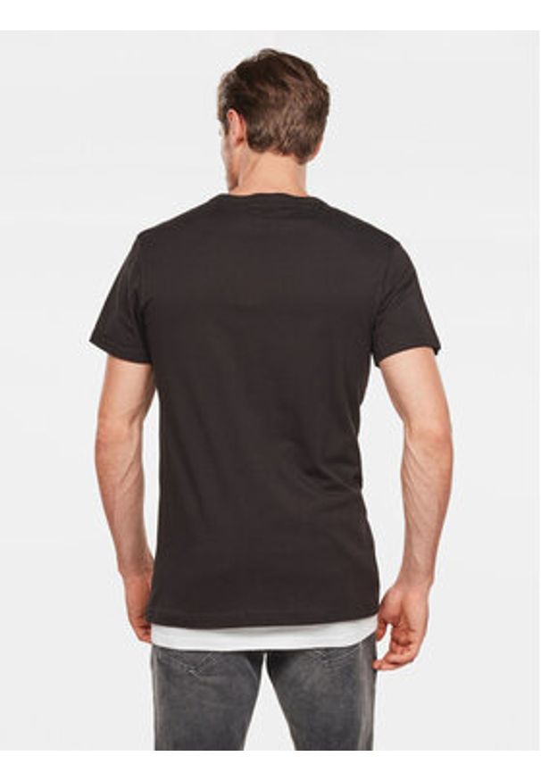 G-Star RAW - G-Star Raw T-Shirt Holorn D08512-8415 Czarny Regular Fit. Kolor: czarny. Materiał: bawełna