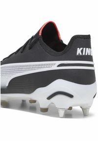 Puma - Buty piłkarskie KING ULTIMATE MxSG PUMA Black White Fire Orchid Red. Kolor: biały, czarny, czerwony, wielokolorowy. Sport: piłka nożna