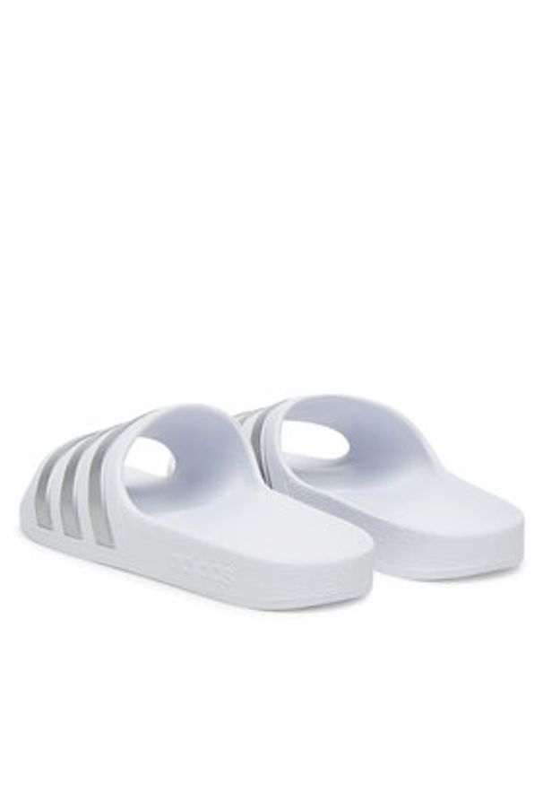 Adidas - adidas Klapki adilette Aqua K F35555 Biały. Kolor: biały