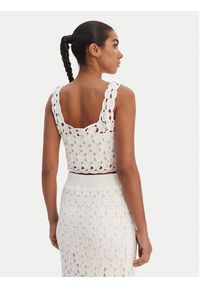 Fracomina Top FR26ST4017K488R6 Écru Regular Fit. Materiał: bawełna #2