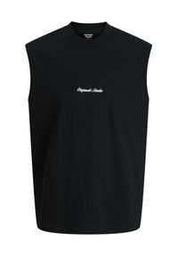 Jack & Jones Tank top Norrebro Emb 12292009 Czarny Regular Fit. Kolor: czarny. Materiał: bawełna #6