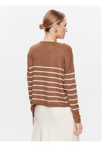 Culture Sweter Annemarie 50109338 Brązowy Boxy Fit. Kolor: brązowy. Materiał: wiskoza #4