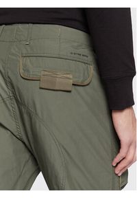 G-Star RAW - G-Star Raw Spodnie materiałowe 3D Cargo D19756-A790-8165 Zielony Regular Fit. Kolor: zielony. Materiał: bawełna #4