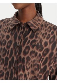 Adidas - adidas Kurtka przejściowa Seasonal Essentials Leopard Print JZ0297 Brązowy Loose Fit. Kolor: brązowy. Materiał: syntetyk. Wzór: nadruk #4