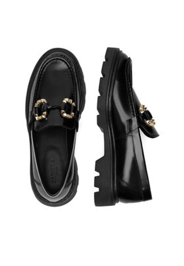 Badura Loafersy SOPHIA-116675 Czarny. Kolor: czarny. Materiał: skóra, lakier