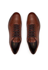 Geox Sneakersy U Spherica Ec12 U45GRA 00043 C6001 Brązowy. Kolor: brązowy. Materiał: skóra #4