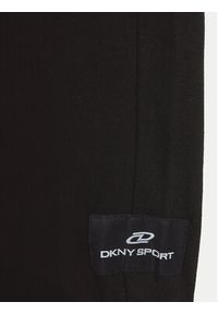 DKNY Sport Spodnie dresowe DPPP2982 Czarny Regular Fit. Kolor: czarny. Materiał: bawełna