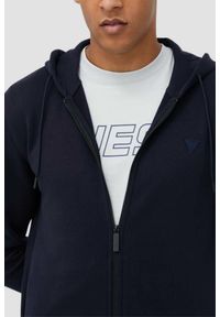 Guess - GUESS Granatowa bluza męska rozpinana Aldwin, Rozmiar L. Kolor: niebieski #5