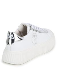 Karl Lagerfeld Kids Sneakersy Z30007 S Biały. Kolor: biały