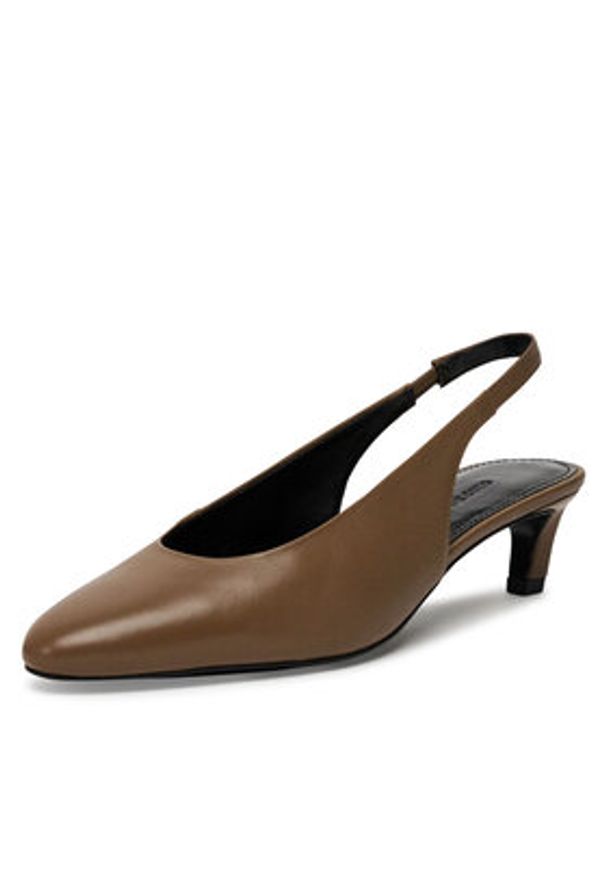 Gino Rossi Czółenka LILY-118324 Brązowy. Kolor: brązowy. Materiał: skóra