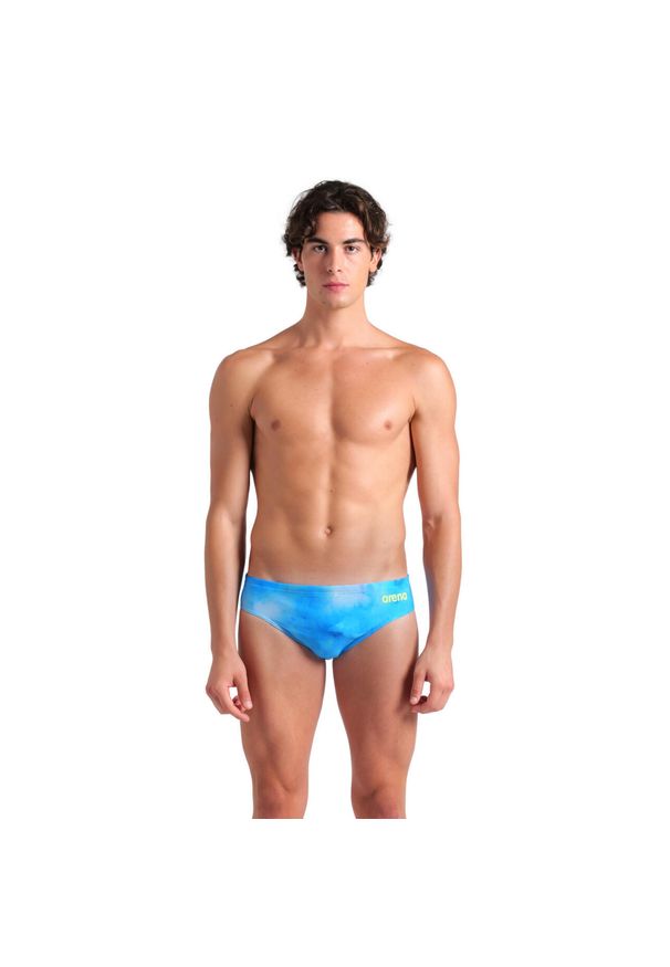 Kąpielówki Arena Swim Briefs Allover. Kolor: niebieski