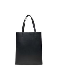 Calvin Klein Torebka Line Lthr Ns Tote 43 LV04F3000G Czarny. Kolor: czarny. Materiał: skórzane