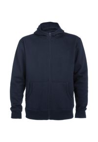 ROLY - Męska Bluza Z Kapturem Montblanc Full Zip. Typ kołnierza: kaptur. Kolor: niebieski #1