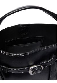 Calvin Klein Torebka Buckle Mini Bucket Crossbody LV04F3550G Czarny. Kolor: czarny. Materiał: skórzane #4