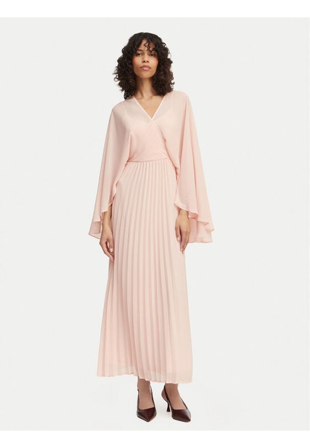 Vero Moda Sukienka wieczorowa Elliana 10348594 Różowy Regular Fit. Kolor: różowy. Materiał: syntetyk. Styl: wizytowy