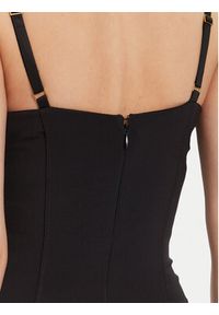 Elisabetta Franchi Sukienka koktajlowa AB-702-51E2 Czarny Regular Fit. Kolor: czarny. Materiał: syntetyk. Styl: wizytowy #2