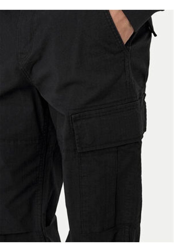 Only & Sons Spodnie materiałowe Ray 22028640 Czarny Loose Fit. Kolor: czarny. Materiał: bawełna