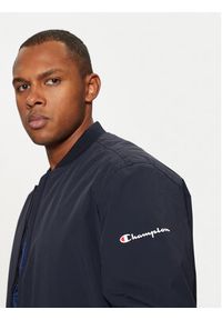 Champion Kurtka bomber 220344 Granatowy Regular Fit. Kolor: niebieski. Materiał: syntetyk