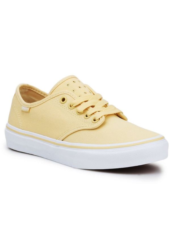 Buty Vans Camden Stripe W VN000ZSOR6P1 żółte. Wysokość cholewki: przed kostkę. Kolor: żółty. Materiał: materiał, syntetyk. Szerokość cholewki: normalna. Styl: klasyczny