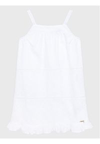 Guess Sukienka letnia J3GK23 WFGJ0 Biały Regular Fit. Kolor: biały. Materiał: bawełna. Sezon: lato #1