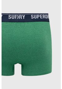 Superdry bokserki (2-pack) męskie kolor zielony. Kolor: zielony. Materiał: bawełna #3