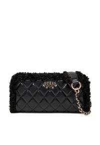 Guess Torebka Cristi Mini HWTG81 39720 Czarny. Kolor: czarny. Materiał: skórzane