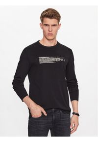 Guess Longsleeve M3YI15 K8FQ4 Czarny Regular Fit. Kolor: czarny. Materiał: bawełna. Długość rękawa: długi rękaw