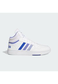 Adidas - Hoops 3.0 Mid Classic Vintage Shoes. Kolor: niebieski, biały, wielokolorowy