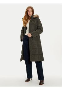 Lauren Ralph Lauren - LAUREN RALPH LAUREN Płaszcz zimowy 297957518005 Zielony Regular Fit. Kolor: zielony. Materiał: syntetyk. Sezon: zima #6