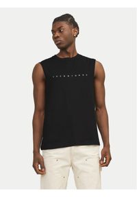 Jack & Jones - Jack&Jones Tank top Jjestar 12249131 Czarny Oversize. Kolor: czarny. Materiał: bawełna