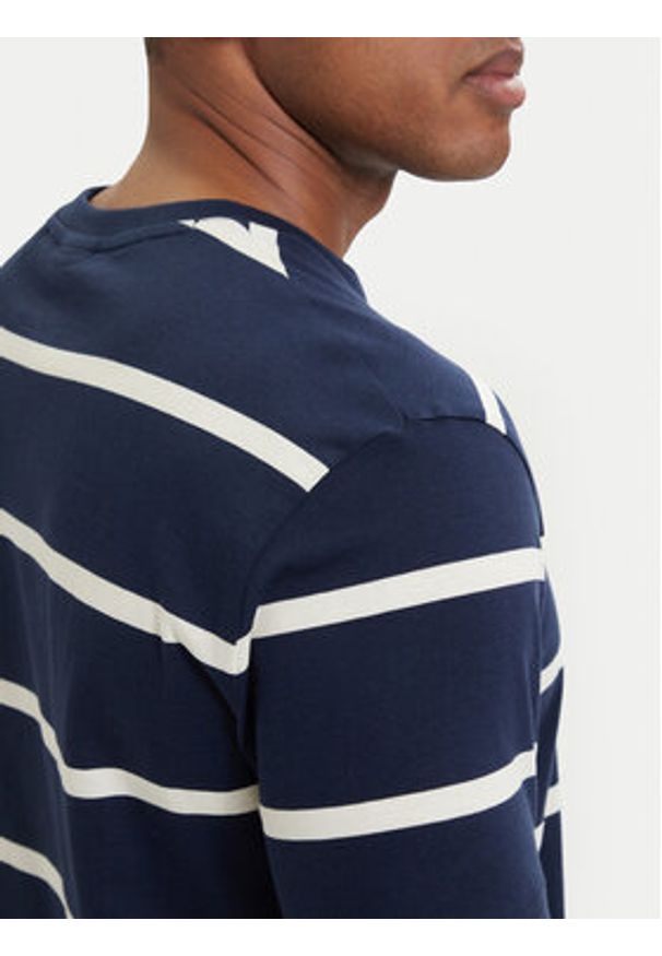 GANT - Gant T-Shirt 2003398 Granatowy Regular Fit. Kolor: niebieski. Materiał: bawełna