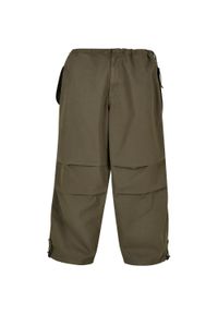 Urban Classics - Męskie Szerokie Spodnie Cargo. Kolor: zielony. Sport: turystyka piesza #1