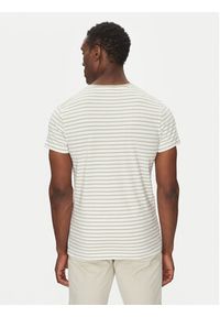 Calvin Klein T-Shirt Stretch Slim Stripe T-Shirt K10K114177 Biały Regular Fit. Kolor: biały. Materiał: bawełna #3