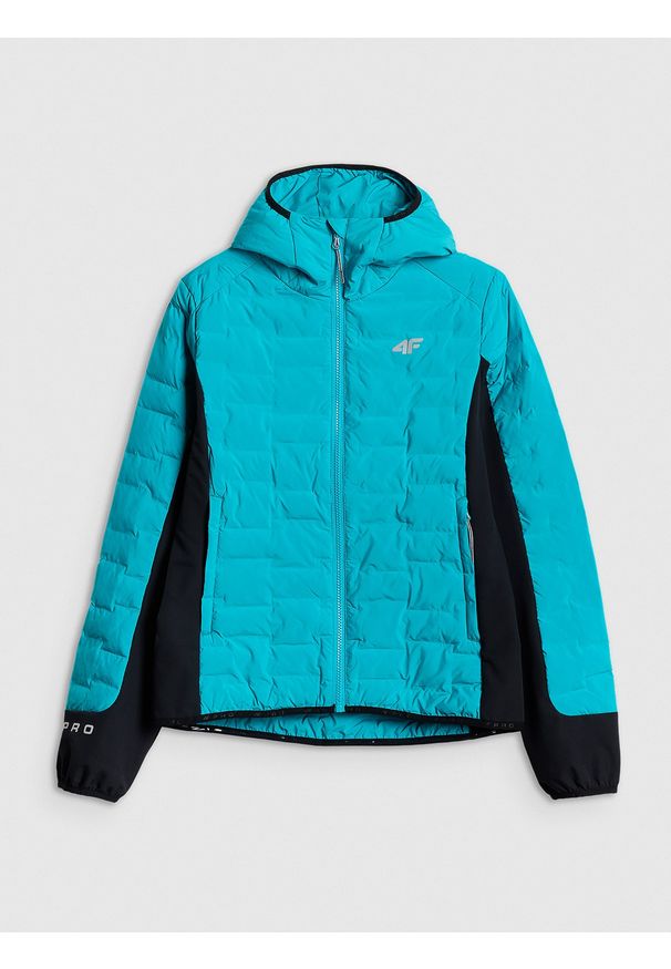 4f - 4F Kurtka trekkingowa z wypełnieniem Primaloft Silver damska - turkusowa M. Kolor: turkusowy. Materiał: tkanina, materiał. Technologia: Primaloft. Sezon: lato