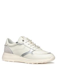 Geox Sneakersy D Alleniee D55LPA 0BC22 C1R1Q Écru. Materiał: skóra