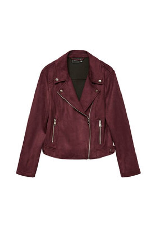 Vero Moda Kurtka z imitacji skóry Jose 10300938 Fioletowy Regular Fit. Kolor: fioletowy. Materiał: skóra