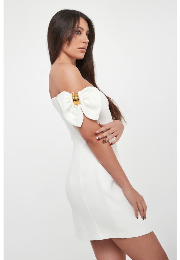 Elisabetta Franchi - Sukienka hiszpanka ELISABETTA FRANCHI. Typ kołnierza: dekolt hiszpanka