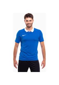 Koszulka sportowa męska Nike Dri-FIT Park 20 Polo. Typ kołnierza: polo. Kolor: niebieski. Technologia: Dri-Fit (Nike). Sport: piłka nożna