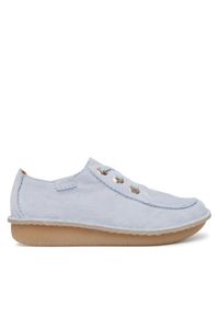 Clarks Półbuty Funny Dream 26186661 Błękitny. Kolor: niebieski. Materiał: skóra, zamsz #1