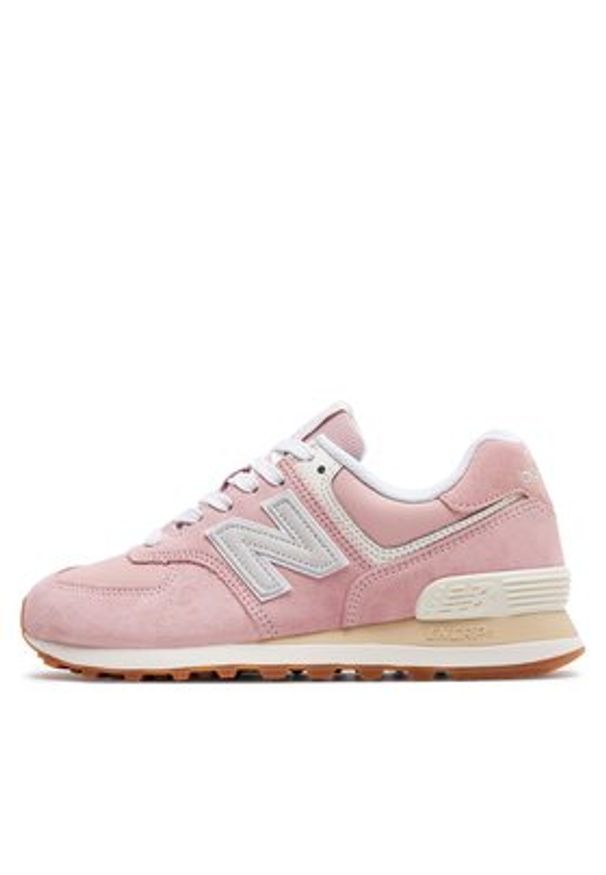 New Balance Sneakersy WL574QE2 Różowy. Kolor: różowy. Materiał: materiał, mesh. Model: New Balance 574